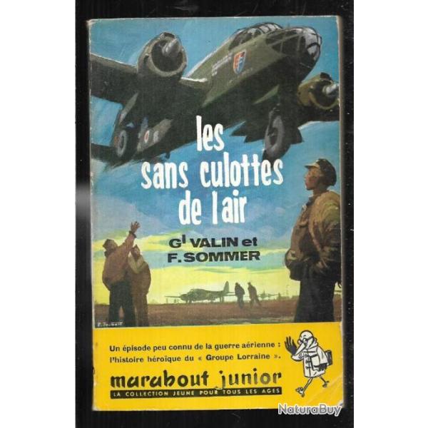 les sans culottes de l'air groupe lorraine de valin et sommer  marabout junior 132 format poche