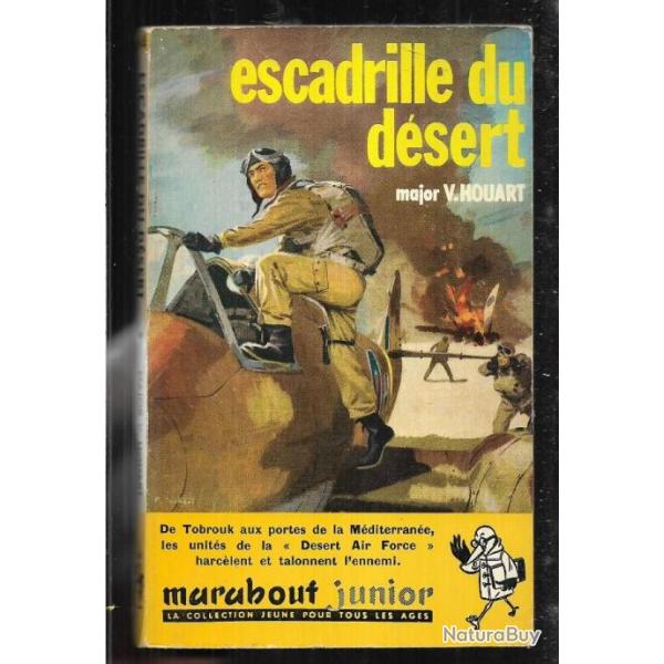 escadrille du d�sert major victor houart marabout junior 168 format poche desert air force