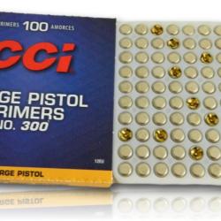 AMORCES CCI 300 LARGE PISTOL LOT 100