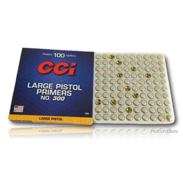 AMORCES CCI 300 LARGE PISTOL LOT 100