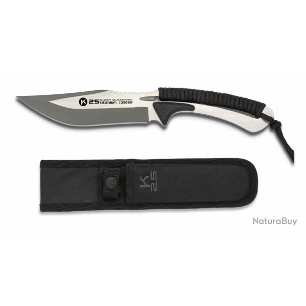 Couteau K25 Tactical Paracorde 25.3CM