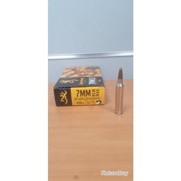 !!! NEUF !!! BALLES BROWNING BXC CONTROLLED EXPANSION 7MM REM MAG 155GR PAR 20