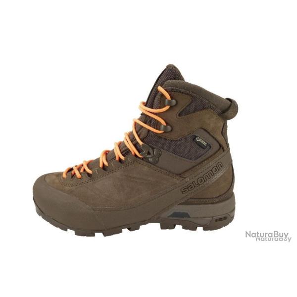 CHAUSSURES SALOMON X ALP MTN GTX FORCES - LACET ORANGE - COYOTE