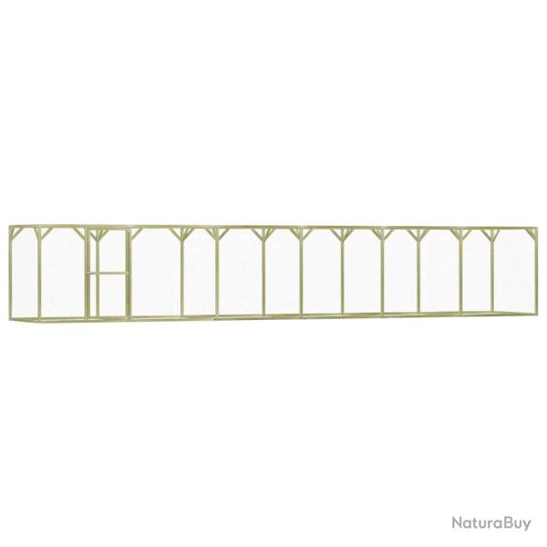 Poulailler 1,5 x 9 x 1,5 m pin�de impr�gn�e 02_0001665
