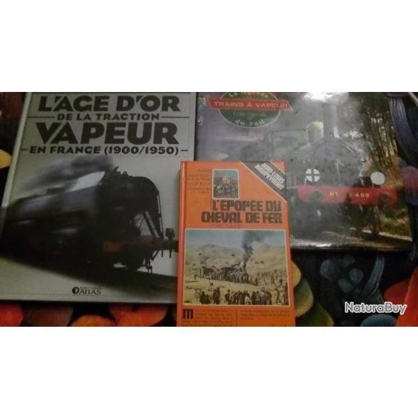 L'age d'or de la traction vapeur en France  + la legende du rail + l'�pop�e du cheval de fer