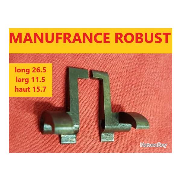 LOT de g�chettes pour robust manufrance 1 cot� droit 1 gauche long 26.5 larg 11.5 haut 15.7