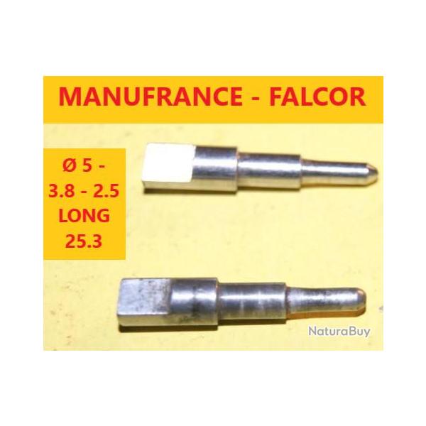 LOT de 2 percuteurs  fusil FALCOR  MANUFRANCE   � 5 - 3.8 - 2.5  long 25.3
