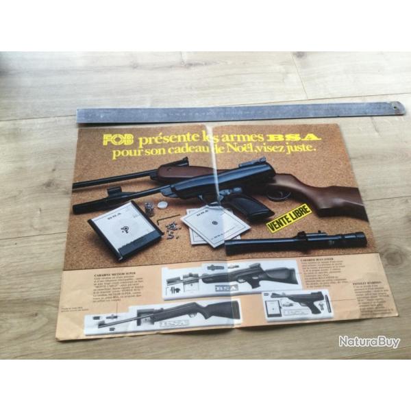 Ancien d�pliant Poster FOB