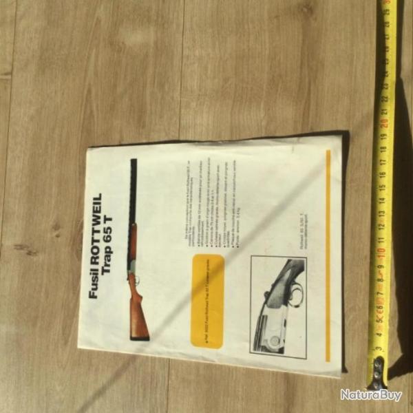 Ancien catalogue D�pliant ROTTWEIL