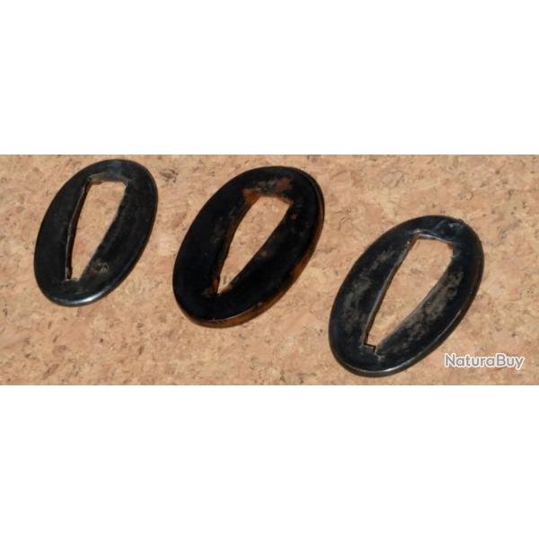 TSUBA ET SEPPA  DE NAGINATA  ANTIQUE