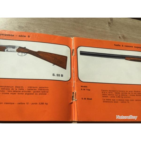 Ancien catalogue livret ARMI BERETTA