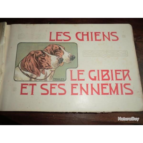LIVRE  [CHASSE] SAMAT : LES CHIENS, LE GIBIER ET SES ENNEMIS PAR P  MAHLER