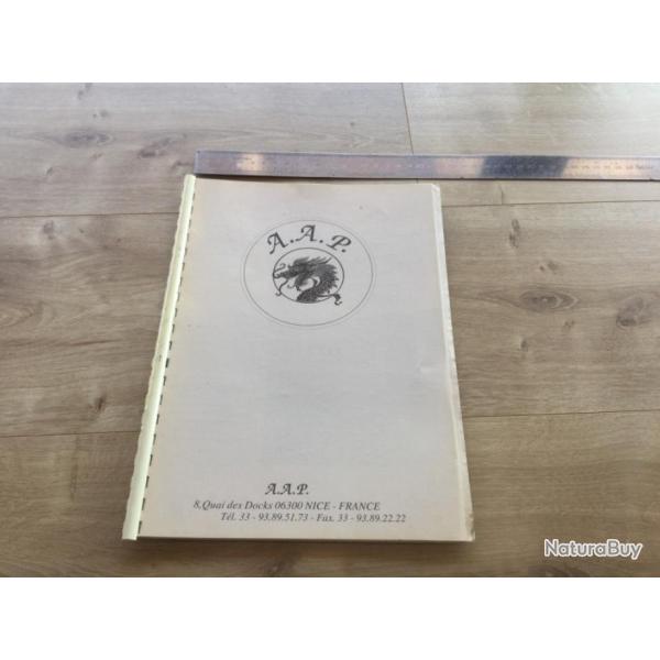 Ancien catalogue livret AAP