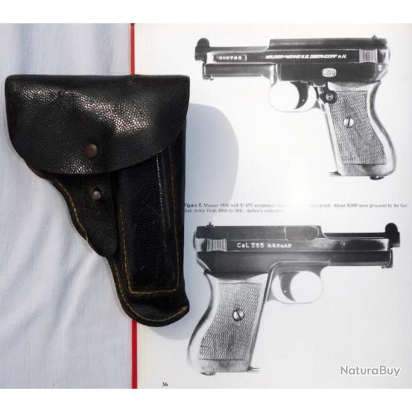 SUPERBE ETUI PISTOLET MAUSER 1934 / ALLEMAGNE W.W.2