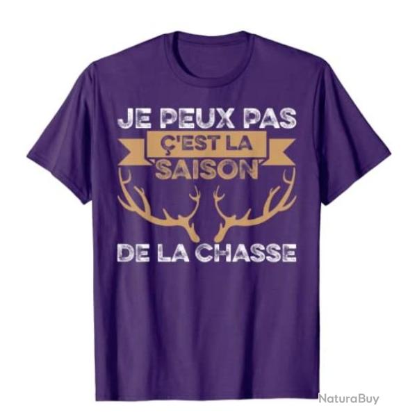 Tee-shirt humoristique - Id�e cadeau - Violet - Livraison gratuite et rapide