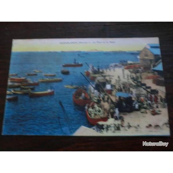 CP PAYS  MAROC  CASABLANCA  LE PORT ET LA RADE