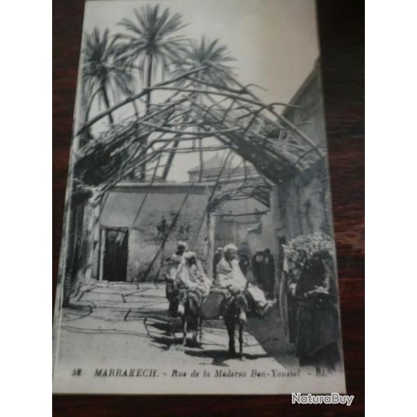 CP PAYS  MAROC  MARRAKECH   RUE DE LA MEDERSA  BEN YOUSSEL