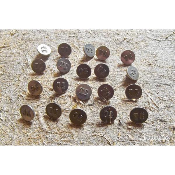 LOT DE 20 BOUTONS D'UNIFORME DES TRANSPORTS EN COMMUN