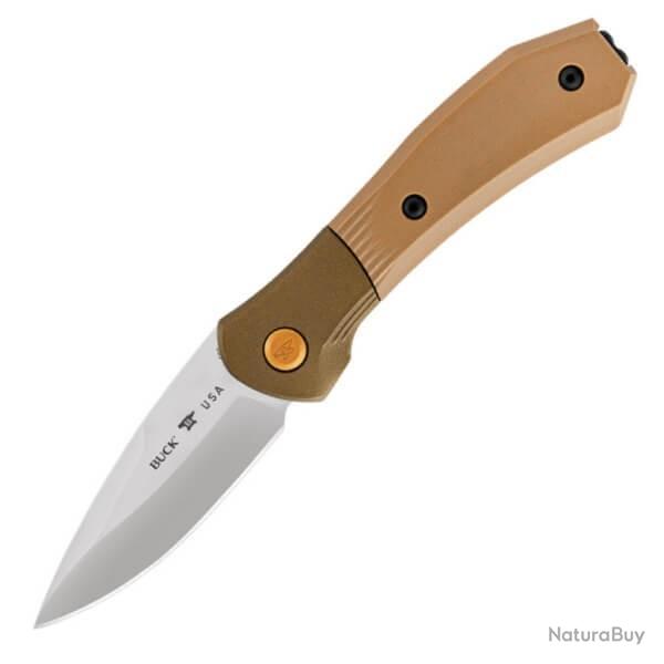 BU0591BRS-Couteau automatique Buck Paradigm shift marron