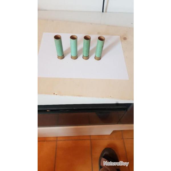 lot  4 douilles neuves  vides  gevelot