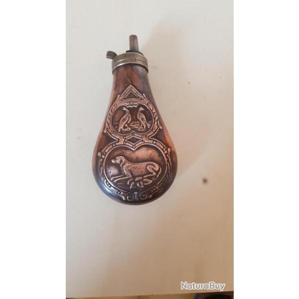 gourde poudre ancienne