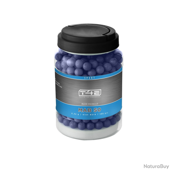 Billes peinture bleue - T4E Par 500 - 50