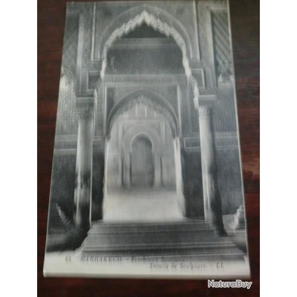 CP PAYS  MAROC  MARRAKECH   TOMBEAUX SAADIENS