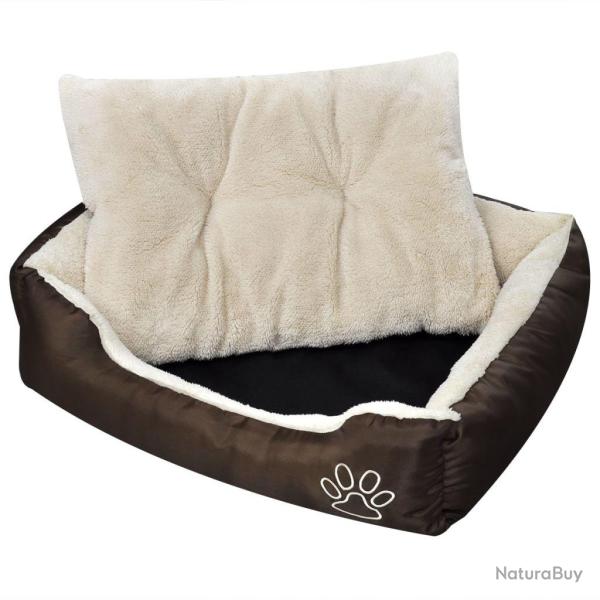 Lit pour chiens avec coussin rembourr� taille 90 cm 02_0001572