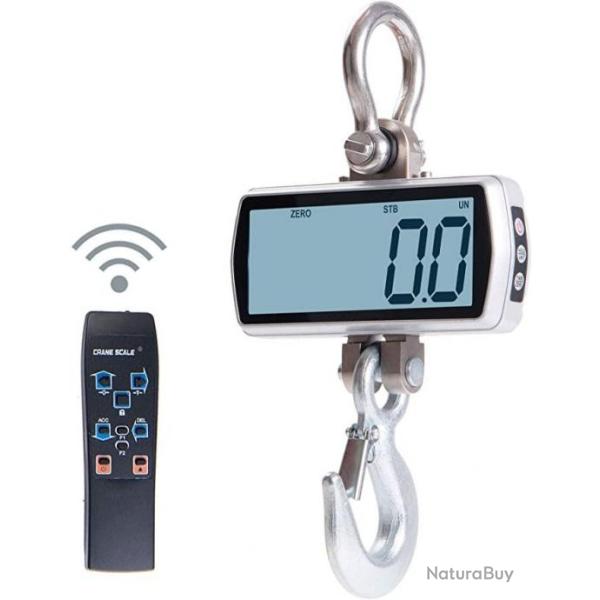 Crochet peseur balance num�rique - 1000kg - Avec t�l�commande - Livraison gratuite et rapide