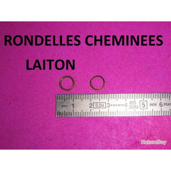 paire de rondelles laiton assise de chemines - VENDU PAR JEPERCUTE (D22C497)