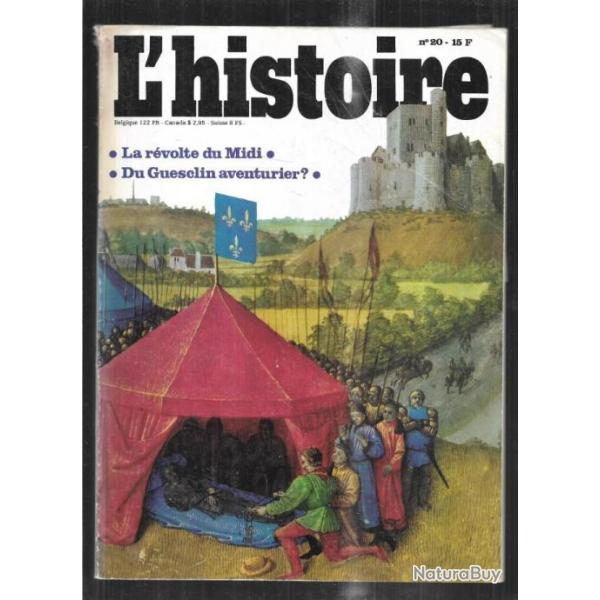 l'histoire 20 du guesclin, la r�volte du midi, suaire de turin, braconniers , route des �pices