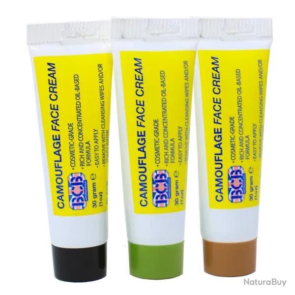 LOT DE 3 TUBES DE CREME DE CAMOUFLAGE