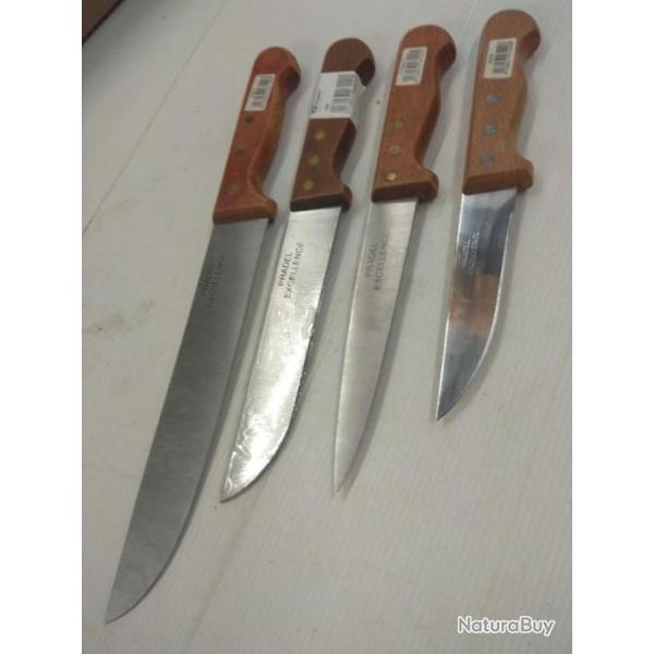 Lot de 4 couteaux ''PRADEL''