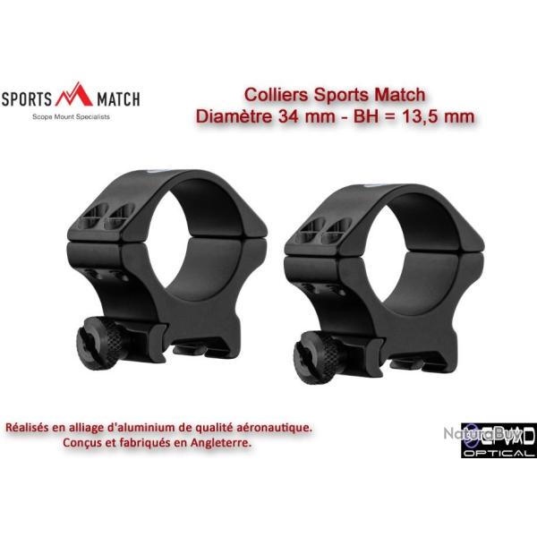 Colliers TLD Sports Match Haut - Diam�tre 34 mm (BH=13,5 mm)