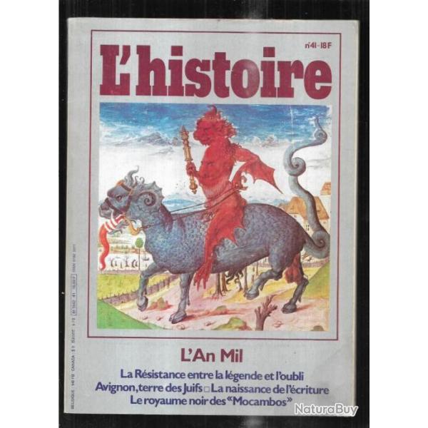 l'histoire 41 l'an mil, lire et �crire � rome, jaur�s au panth�on, la r�sistance , mocambos br�sil