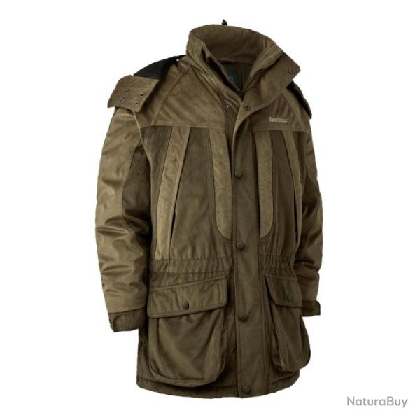 Veste de chasse DeerHunter Rusky Silent longue Peat - Marron / S