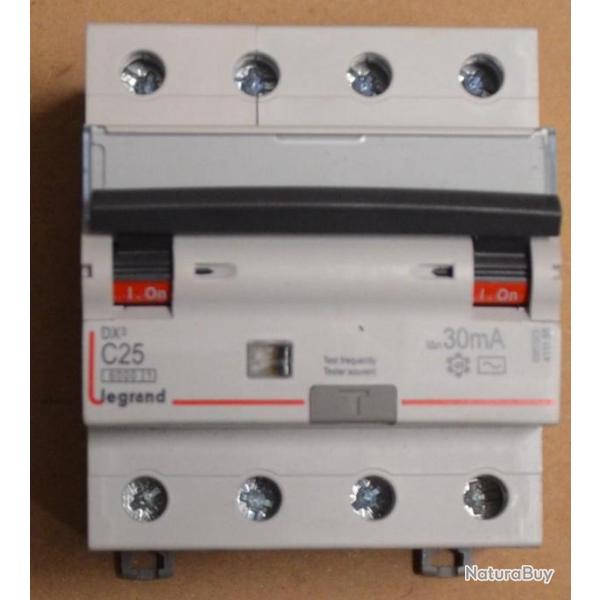 Disjoncteur 4x25A  30ma LEGRAND