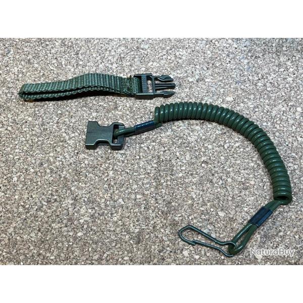 DRAGONNE DETACHABLE RENFORCEE KEVLAR - NOIRE- Destockage !!!