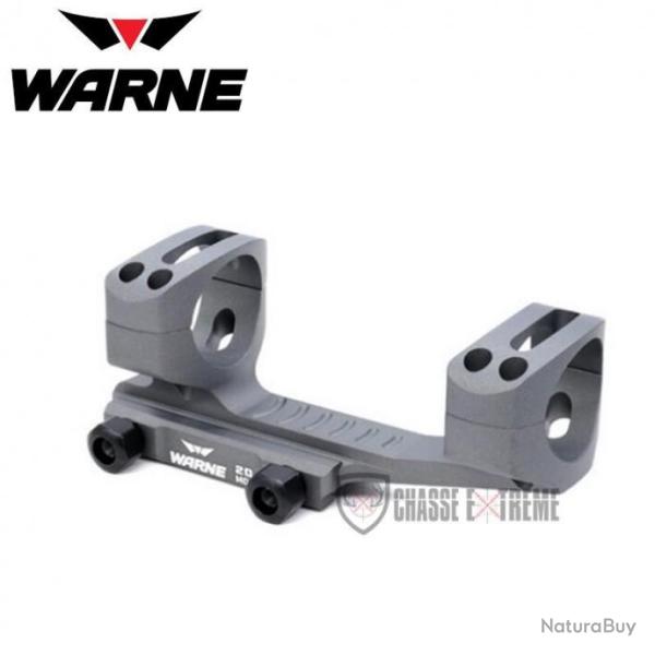 Montage WARNE Aluminium 30mm 20moa Gris