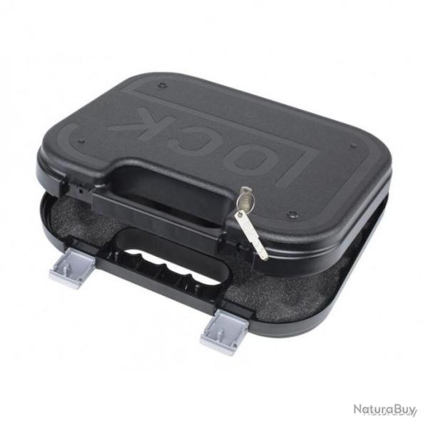 Mallette Glock noire avec syst�me de fermeture � clef