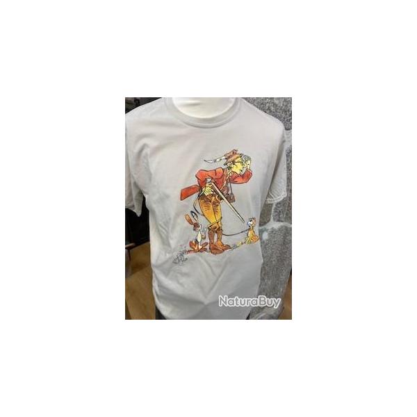 TEE SHIRT CHASSEUR HUMORISTIQUE