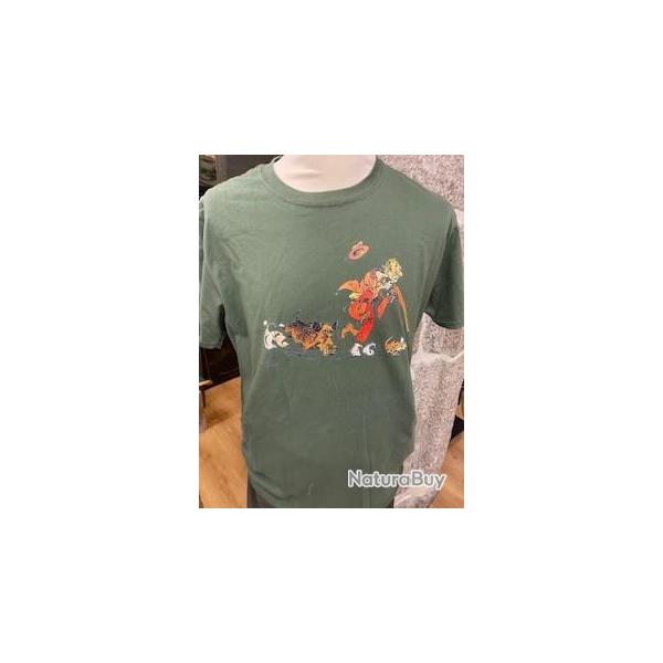 TEE SHIRT CHASSE HUMORISTIQUE  PROMOTION NOEL