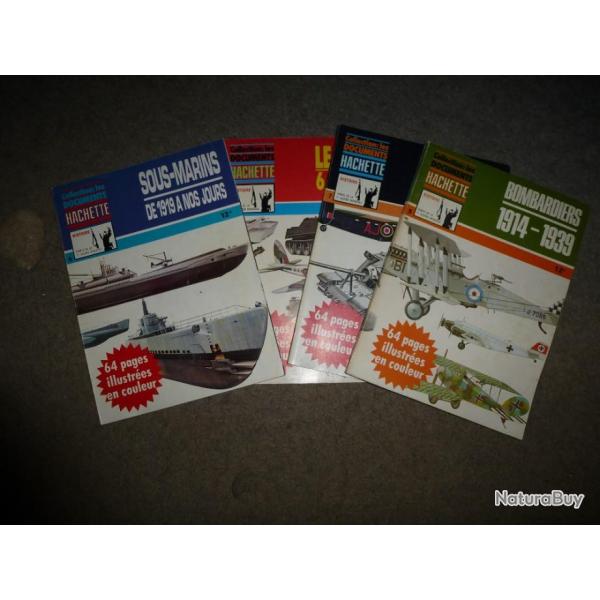 LOT DE 4 LIVRES HACHETTE AU CHOIX DANS MES VENTES