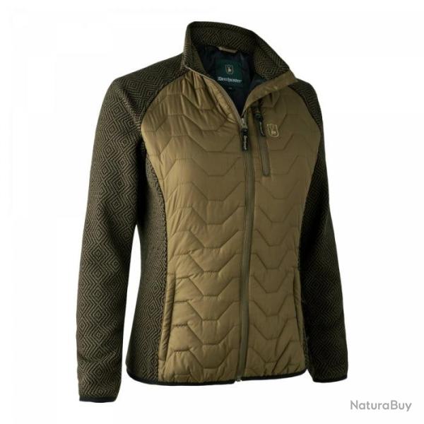 Veste de chasse matelass�e Femme DeerHunter Beth avec tricot Vert