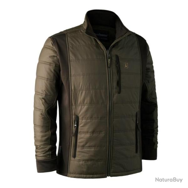 Veste de chasse isolante DeerHunter Muflon avec zip Vert