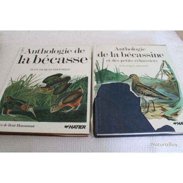 Lot 2 anthologie de la b�casse, b�cassine et petits �chassiers