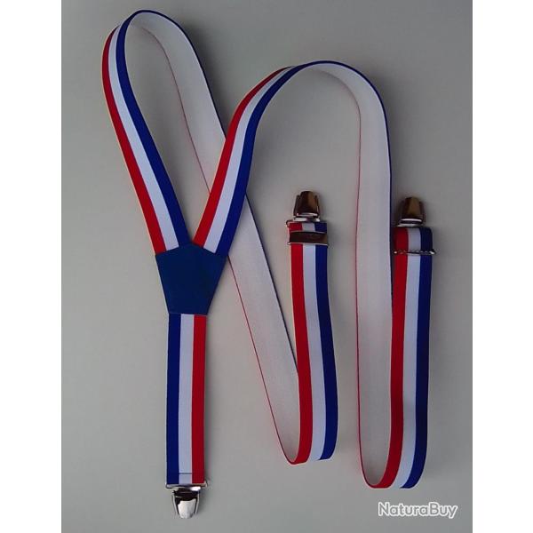 Bretelles � pinces drapeau Fran�ais Le Laboureur