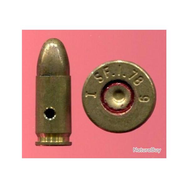 9 mm Parabellum -  France pour MAC 50 ou MAT 49 - marquage en demie-lune - neutra