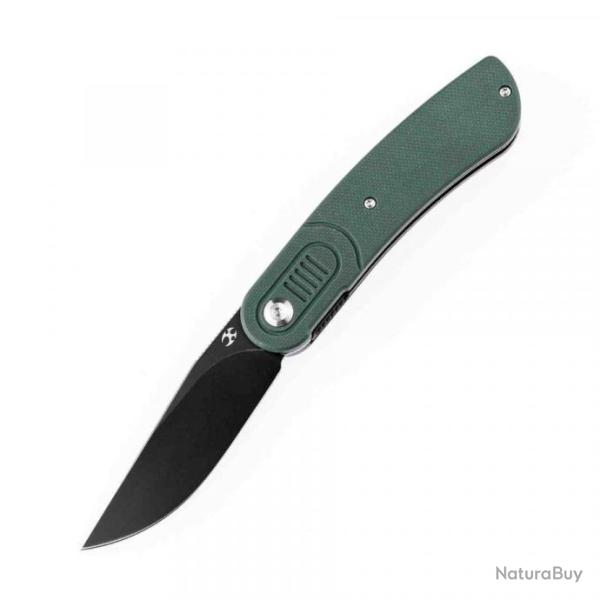 Couteau Kansept Reverie Green Manche G10 Lame Acier 154CM IKBS Linerlock Clip KT2025A2