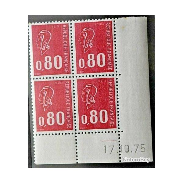 Type Marianne de Bquet - Coin Dat - Neuf - 18/11/1975